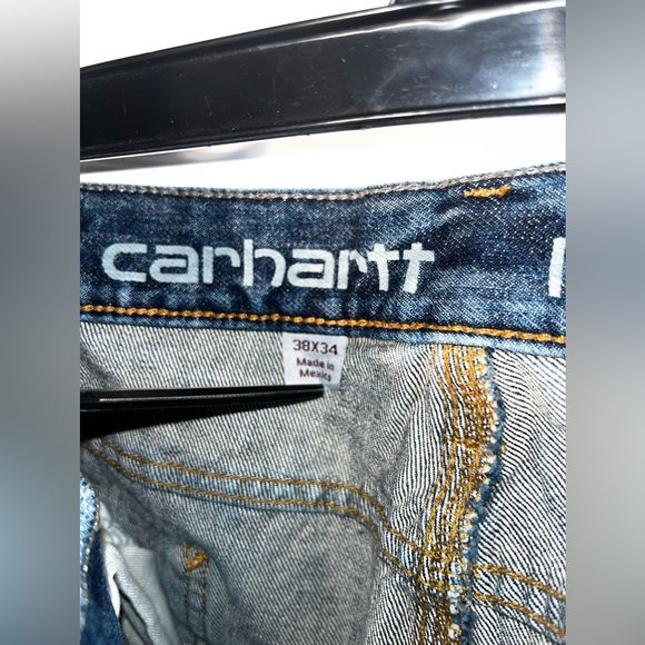 Carhartt Men's Rugged Flex Relaxed Fit Utility Double Front Jeans Size 38 x 34 - Picture 10 of 11